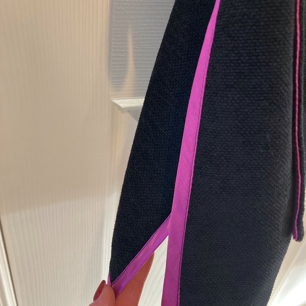 ANNIKKI KARVINEN Boho Festival Relaxed Jacket Pink and Black Flowy Lagenlook OS - Picture 15 of 15
